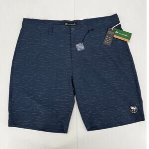 \NWT Travis Mathew Solo Trip Dress Blues Eco Hybrid Performance Shorts, Size 40
